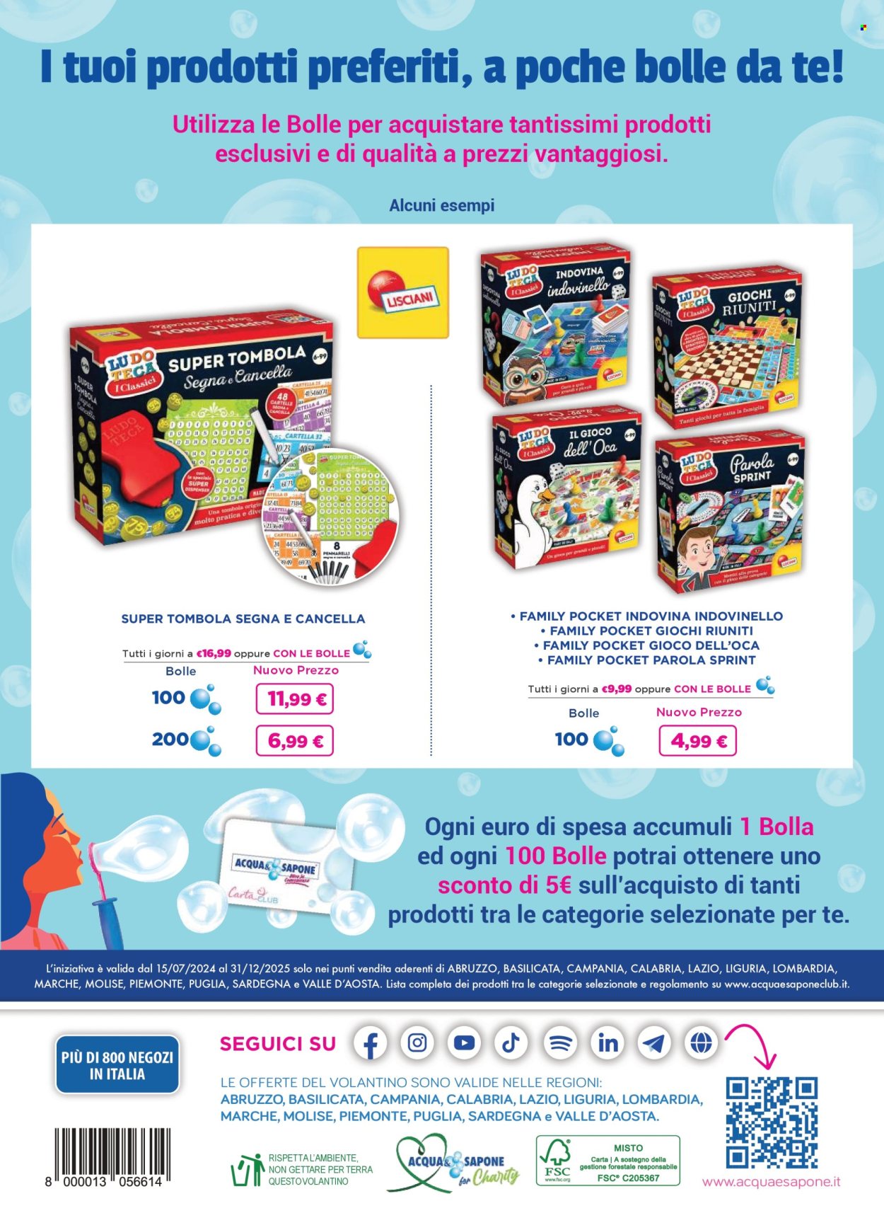 Volantino Acqua & Sapone - 21/12/2024 - 14/1/2025. Pagina 16