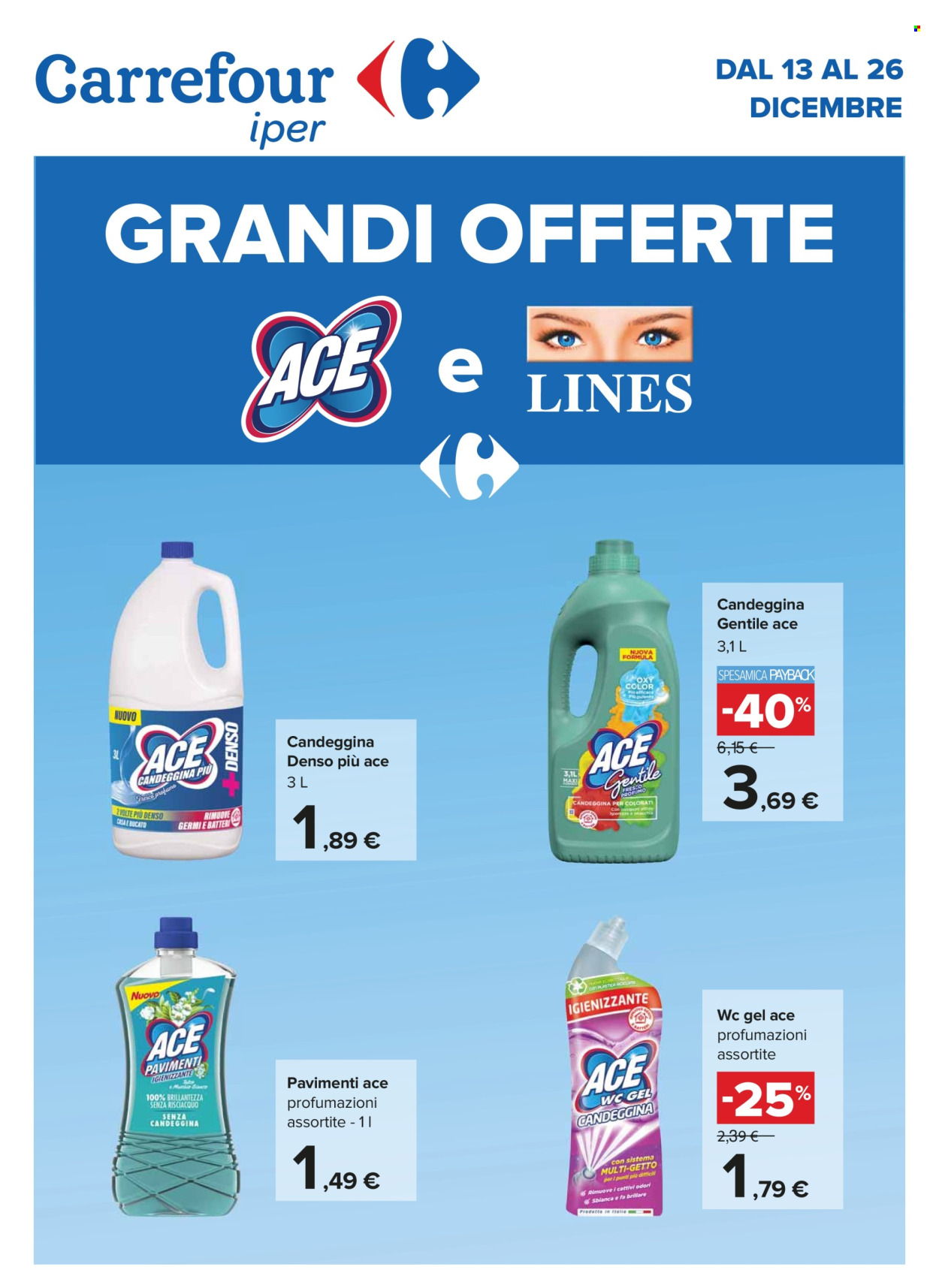 Volantino Carrefour - 13/12/2024 - 26/12/2024. Pagina 1