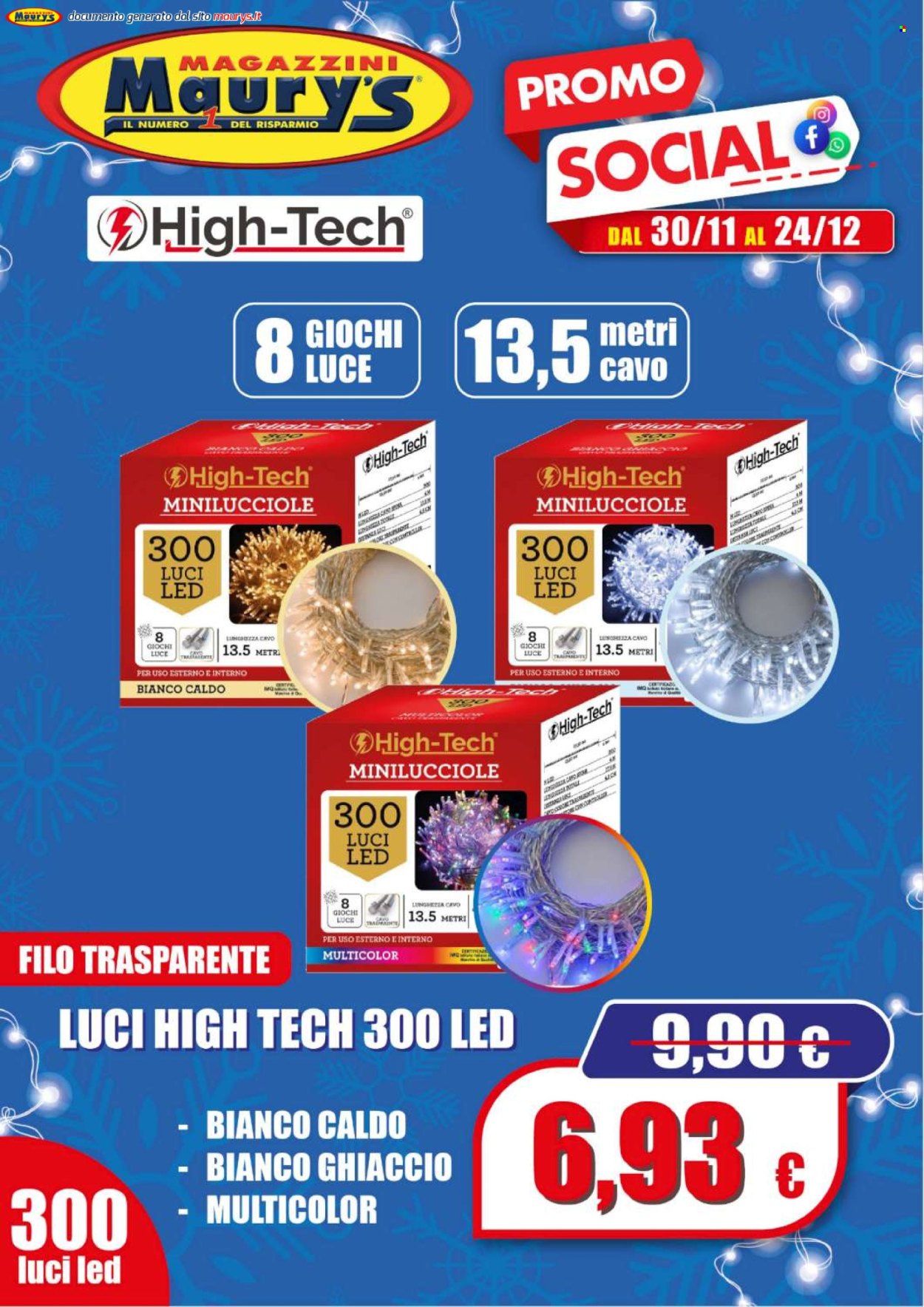 Volantino Maury's - 30/11/2024 - 24/12/2024. Pagina 5