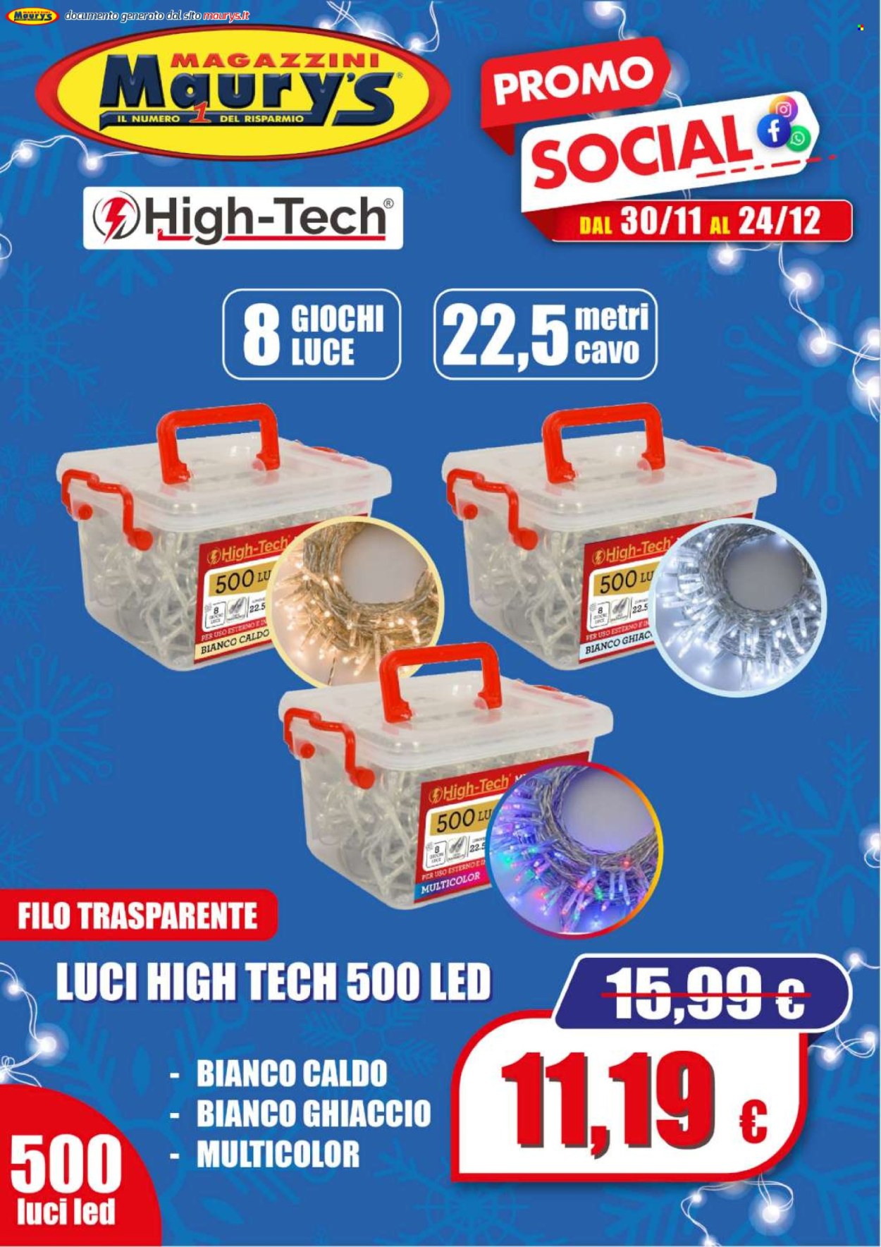 Volantino Maury's - 30/11/2024 - 24/12/2024. Pagina 7