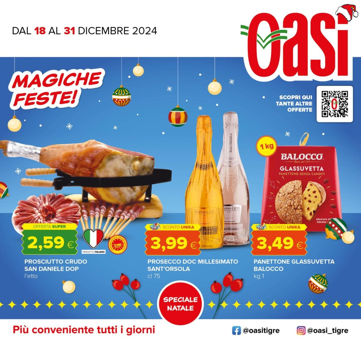 Leták Oasi - 18.12.2024 - 31.12.2024. Strana 1