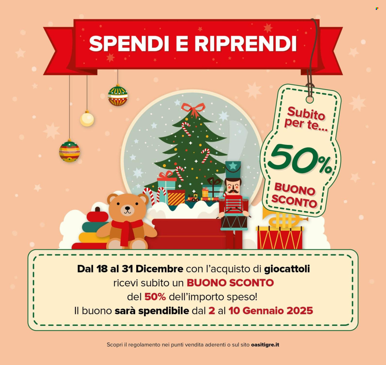 Volantino Oasi - 18/12/2024 - 31/12/2024. Pagina 39