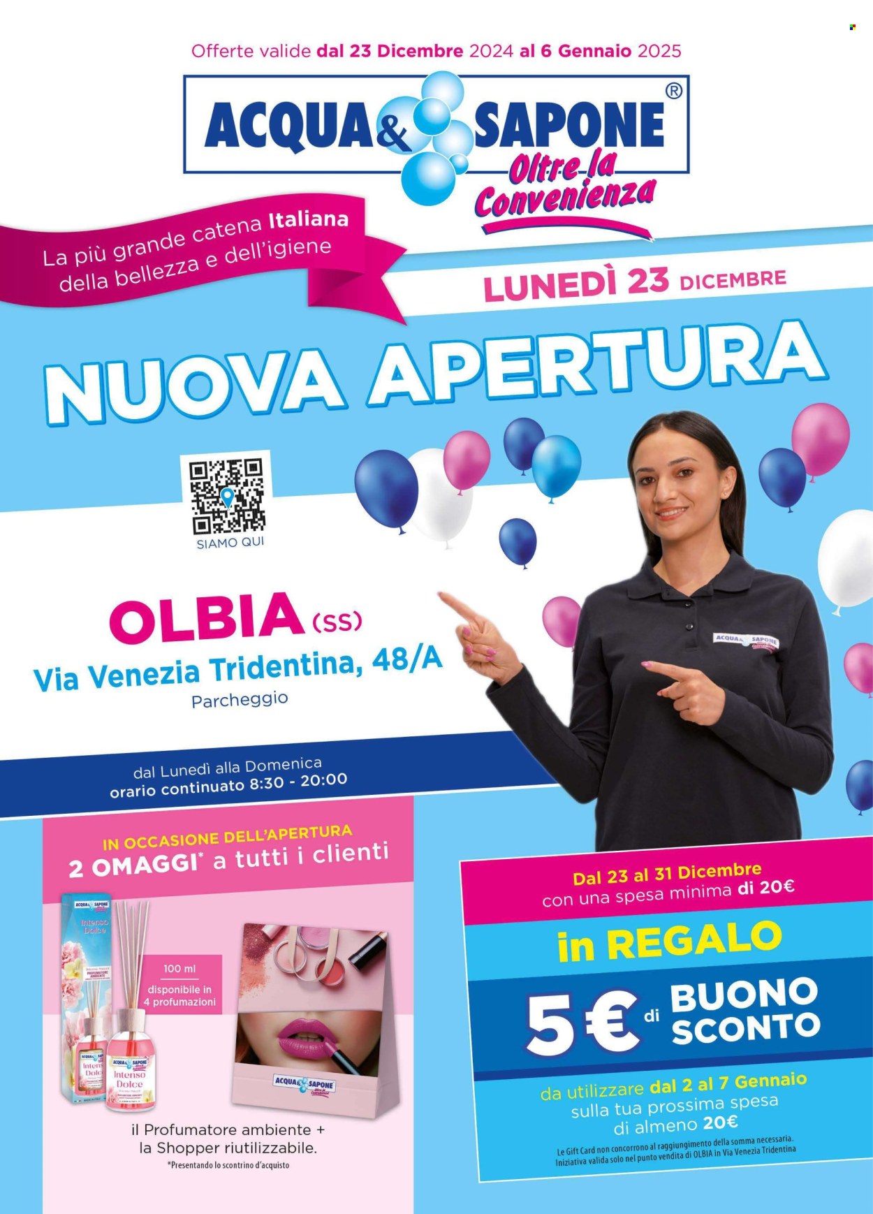 Leták Acqua & Sapone - 23.12.2024 - 6.1.2025. Strana 1