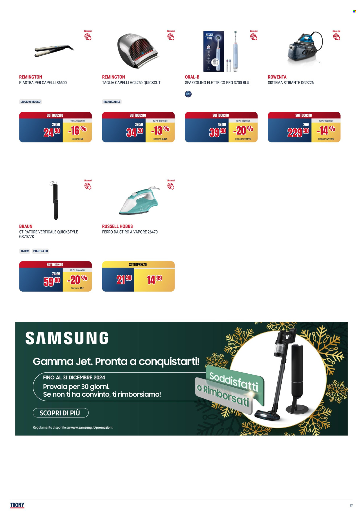 Volantino Trony - 13/12/2024 - 23/12/2024. Pagina 7