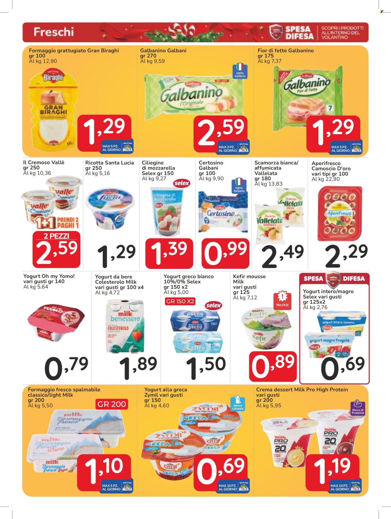 Volantino Famila - 18/12/2024 - 2/1/2025. Pagina 22