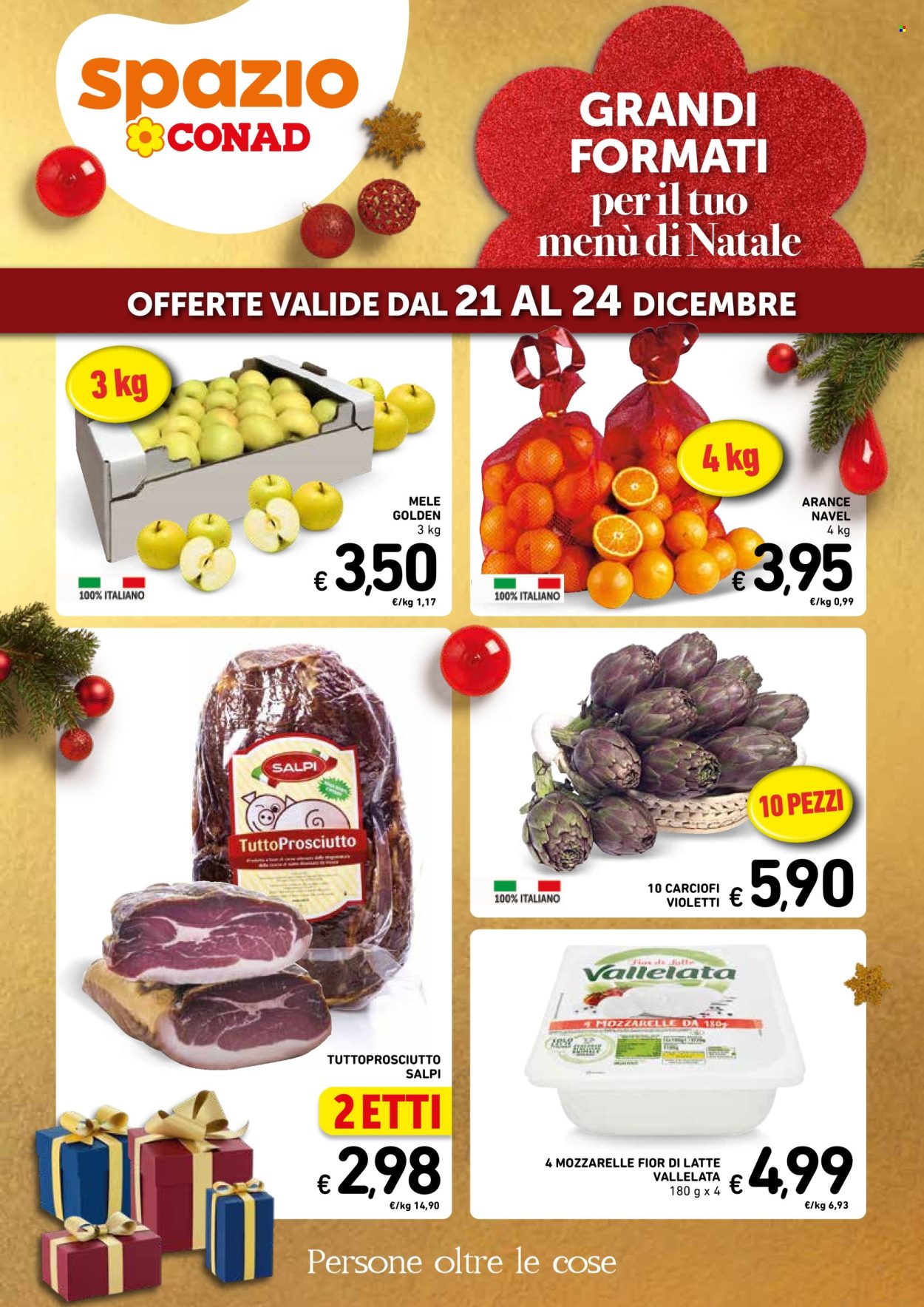 Volantino Spazio Conad - 21/12/2024 - 24/12/2024. Pagina 1