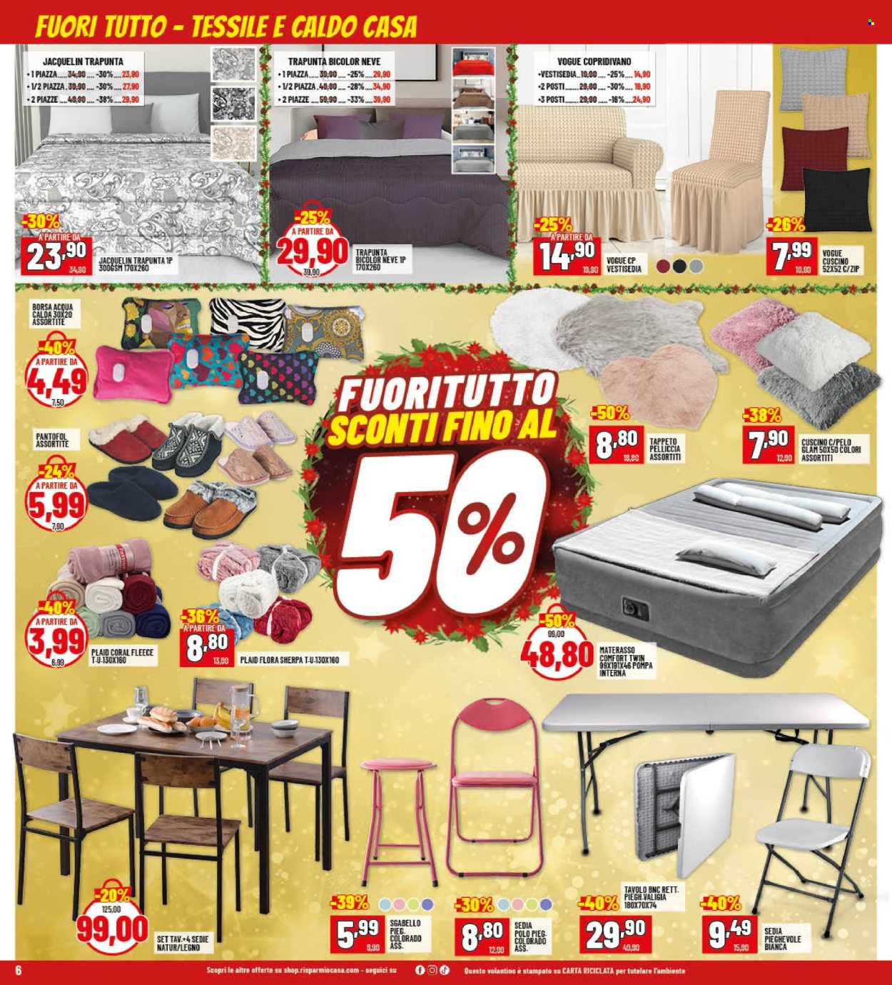 Leták Risparmio Casa - 21.12.2024 - 5.1.2025. Strana 6