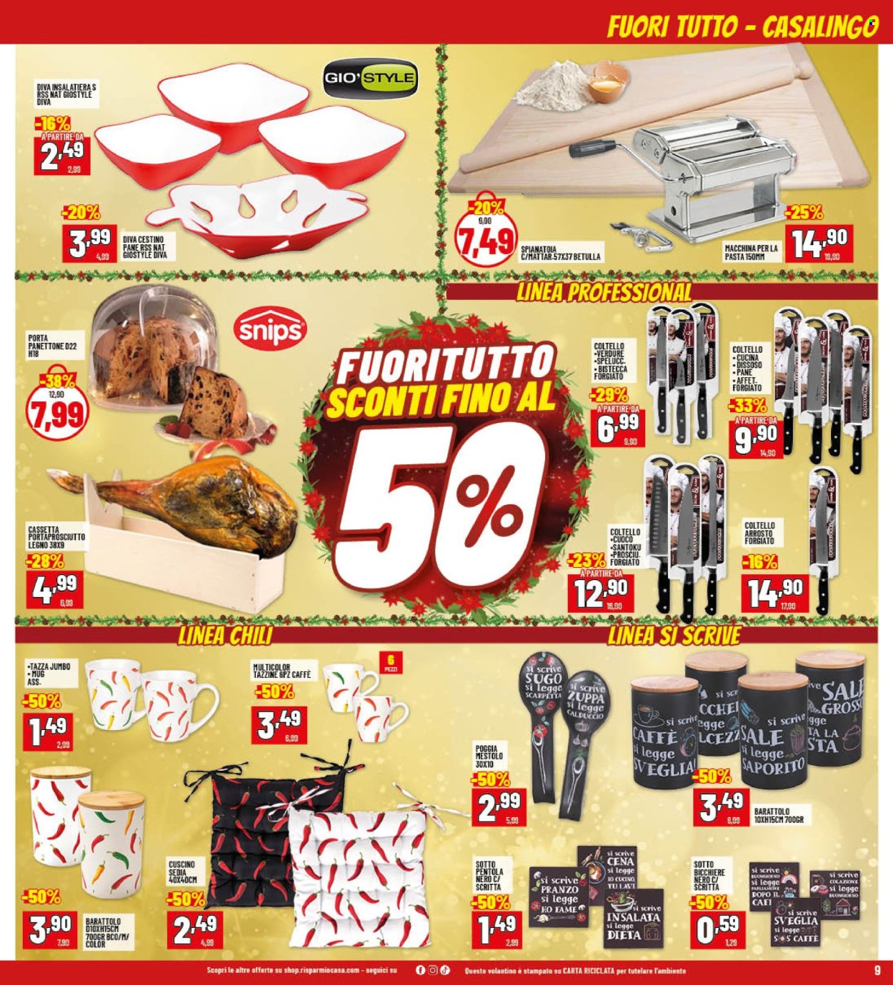 Volantino Risparmio Casa - 21/12/2024 - 5/1/2025. Pagina 9