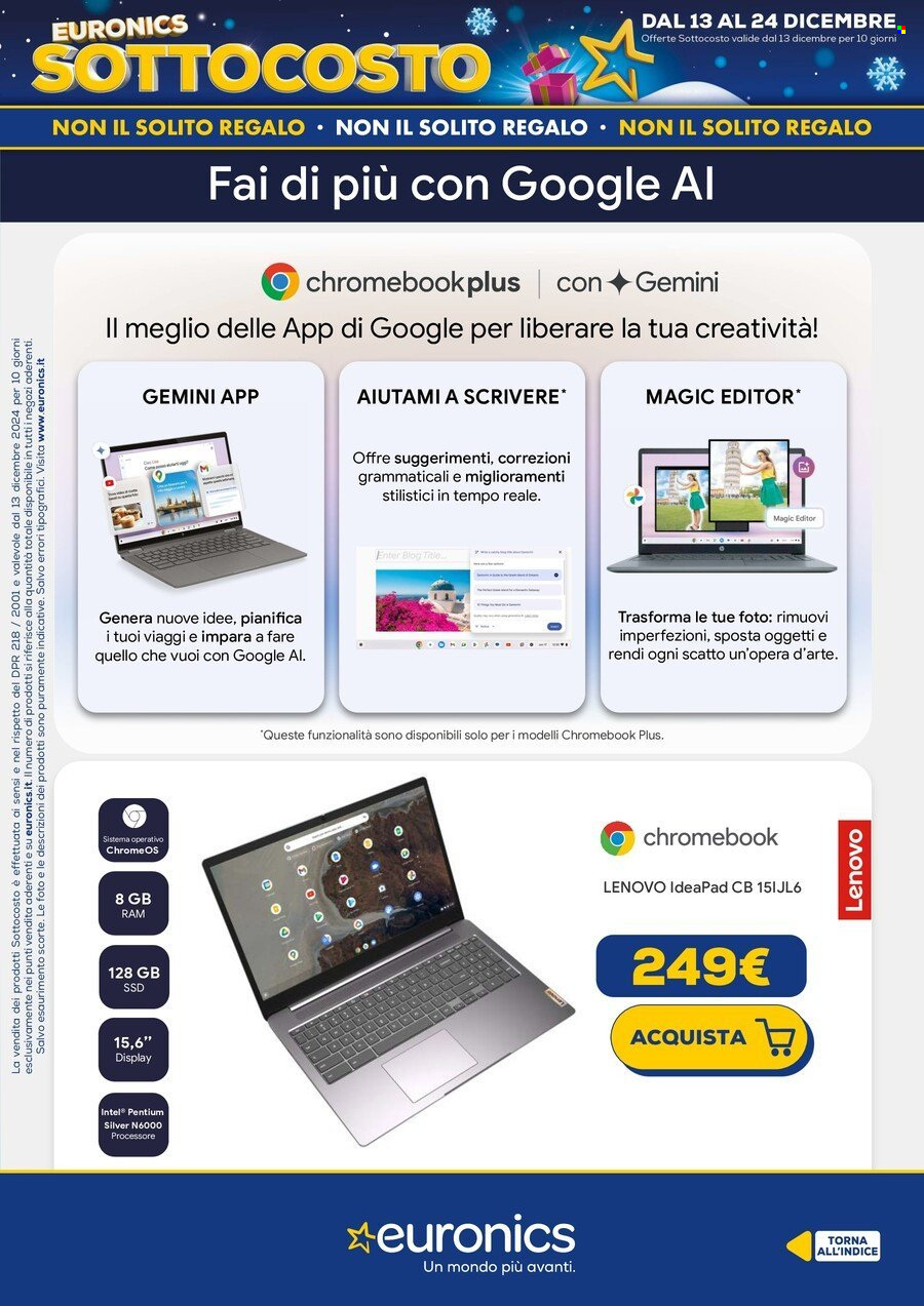 Volantino Euronics - 16/12/2024 - 31/12/2024. Pagina 11