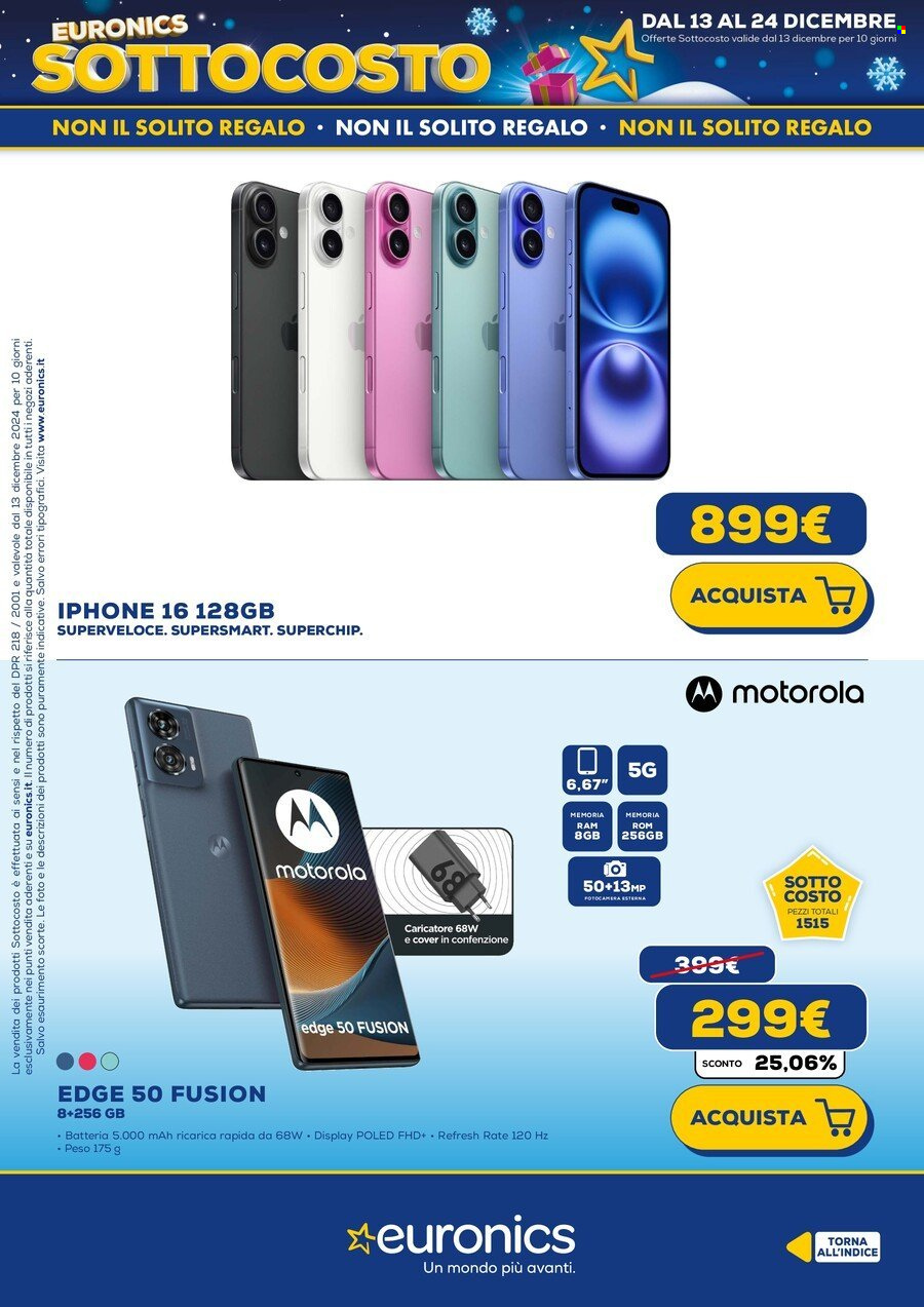 Volantino Euronics - 16/12/2024 - 31/12/2024. Pagina 30