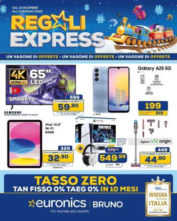 Volantino Euronics - 19/12/2024 - 1/1/2025.