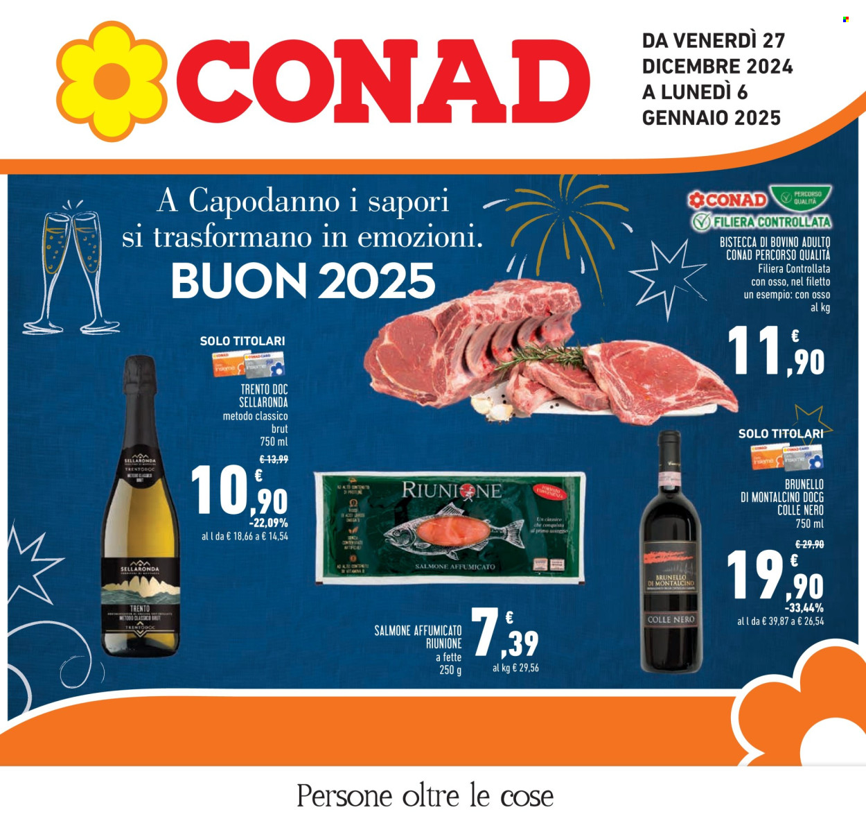 Volantino Conad - 27/12/2024 - 6/1/2025. Pagina 1