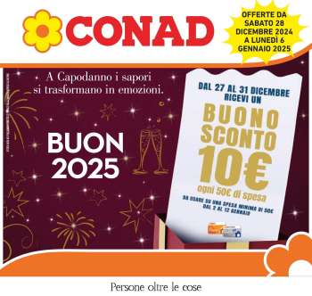 Volantino Conad - 28/12/2024 - 6/1/2025.