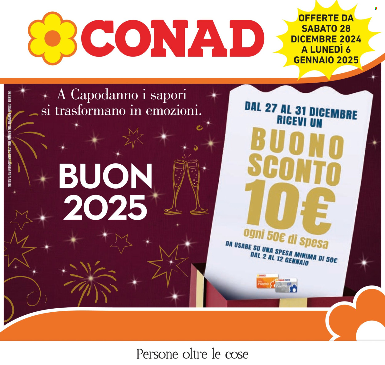 Leták Conad - 28.12.2024 - 6.1.2025. Strana 1