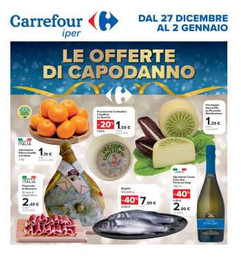 Volantino Carrefour - 27/12/2024 - 2/1/2025.