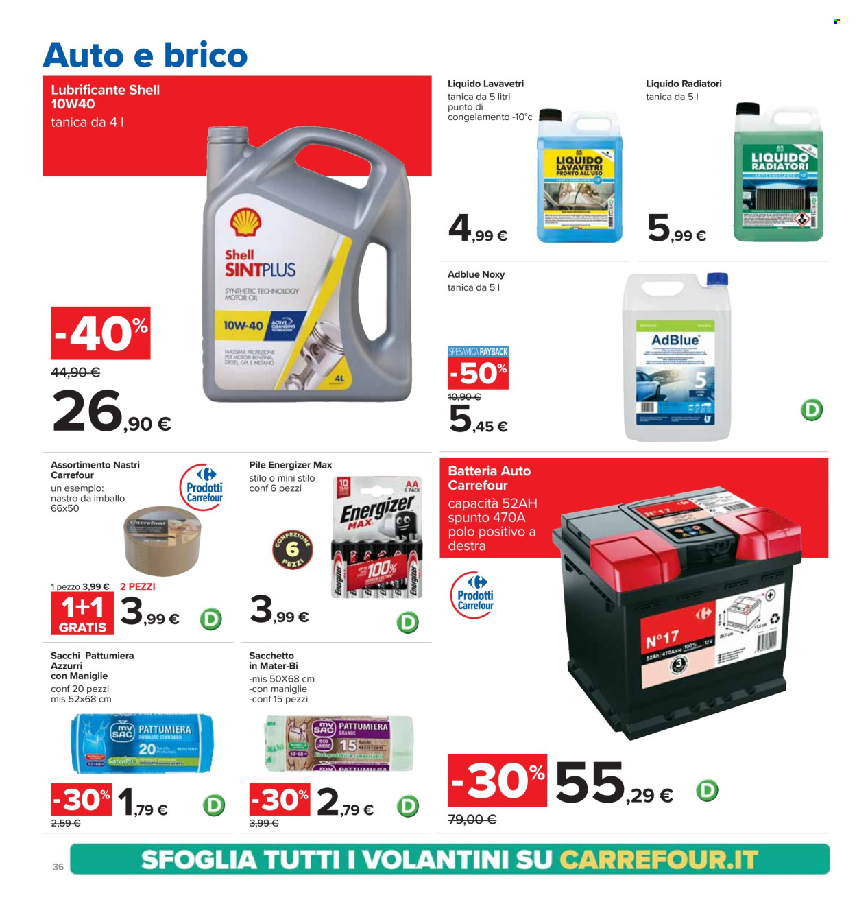 Volantino Carrefour - 27/12/2024 - 2/1/2025. Pagina 36