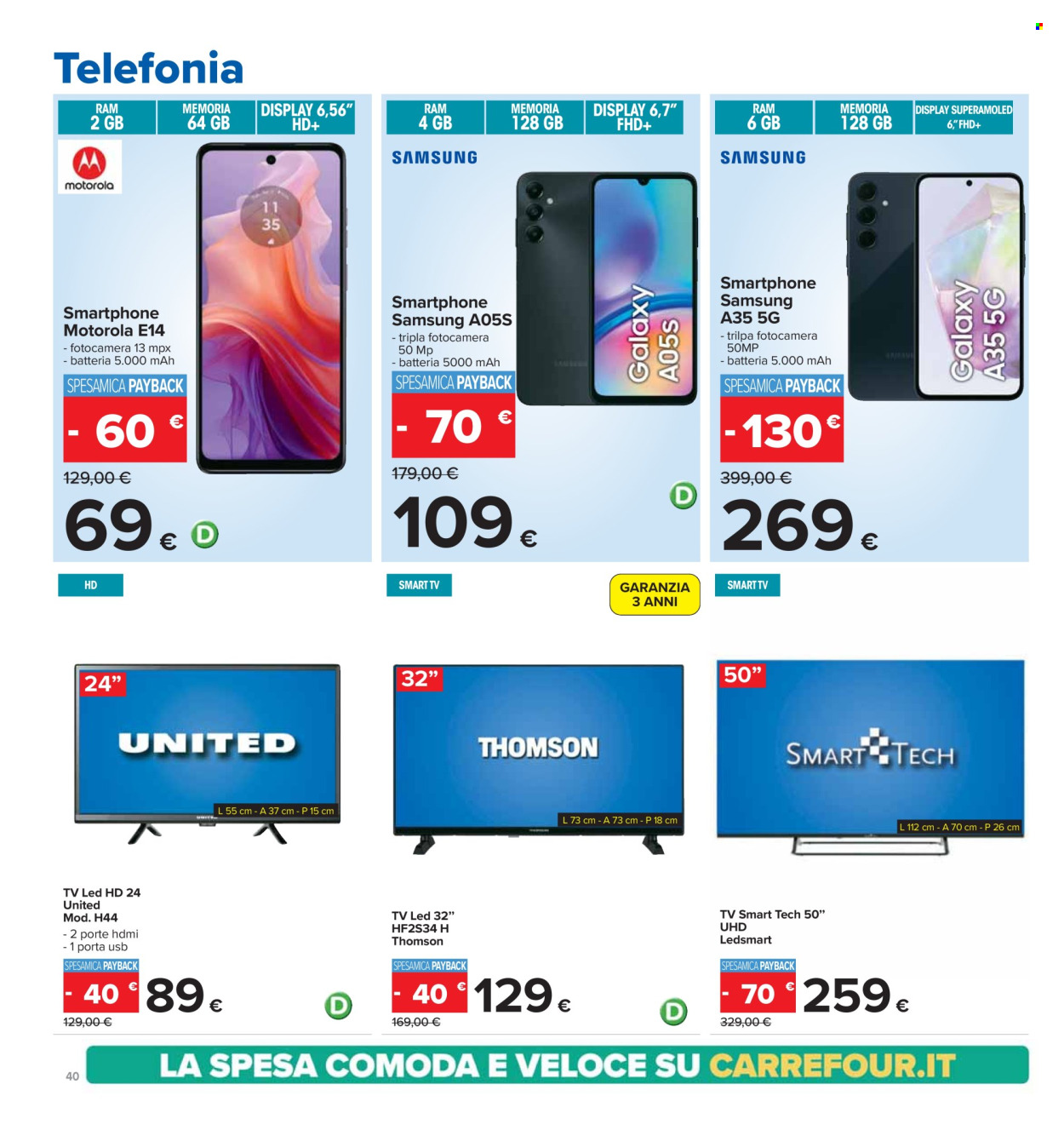 Volantino Carrefour - 27/12/2024 - 2/1/2025. Pagina 40