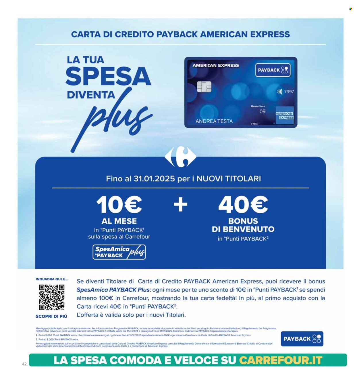 Volantino Carrefour - 27/12/2024 - 2/1/2025. Pagina 42
