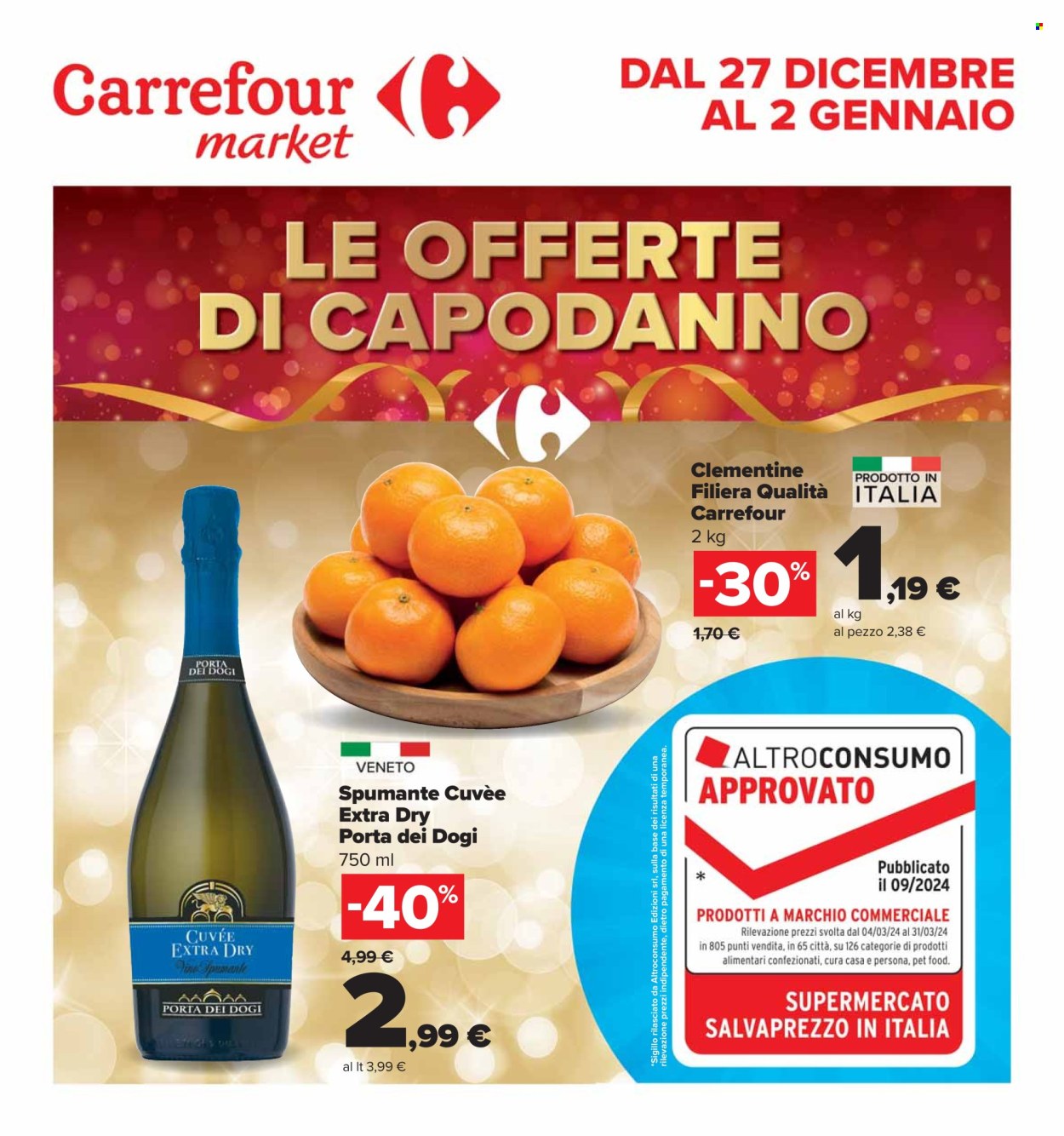 Leták Carrefour - 27.12.2024 - 2.1.2025. Strana 1