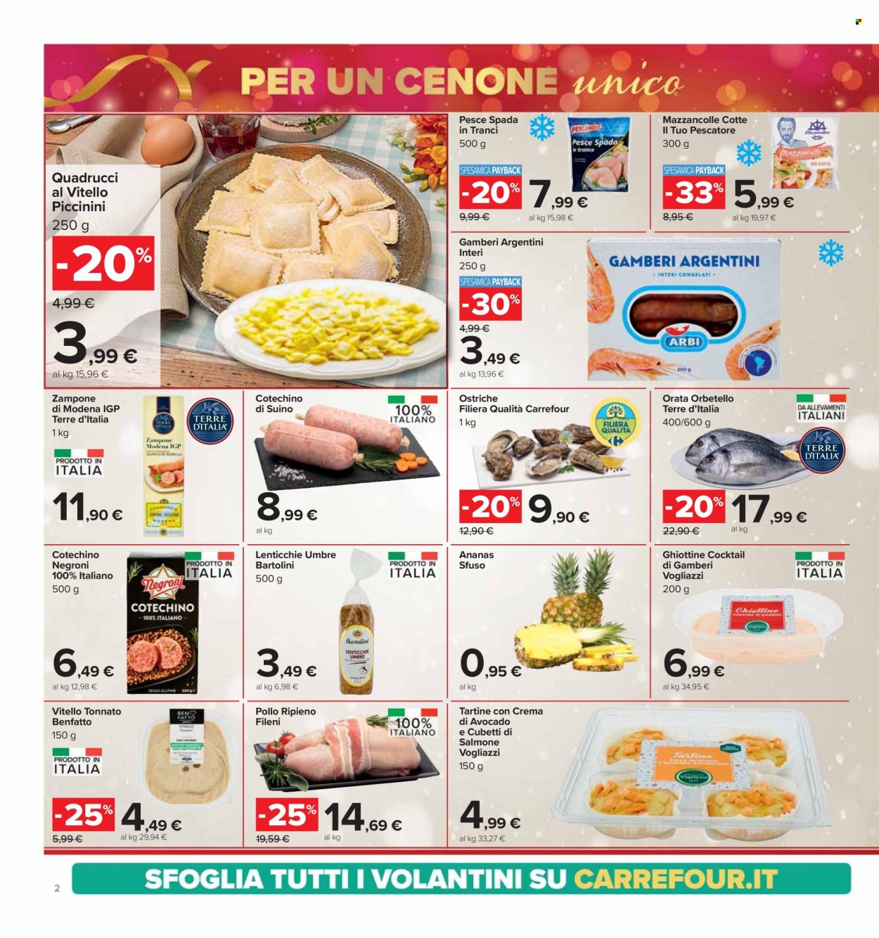Volantino Carrefour - 27/12/2024 - 2/1/2025. Pagina 2