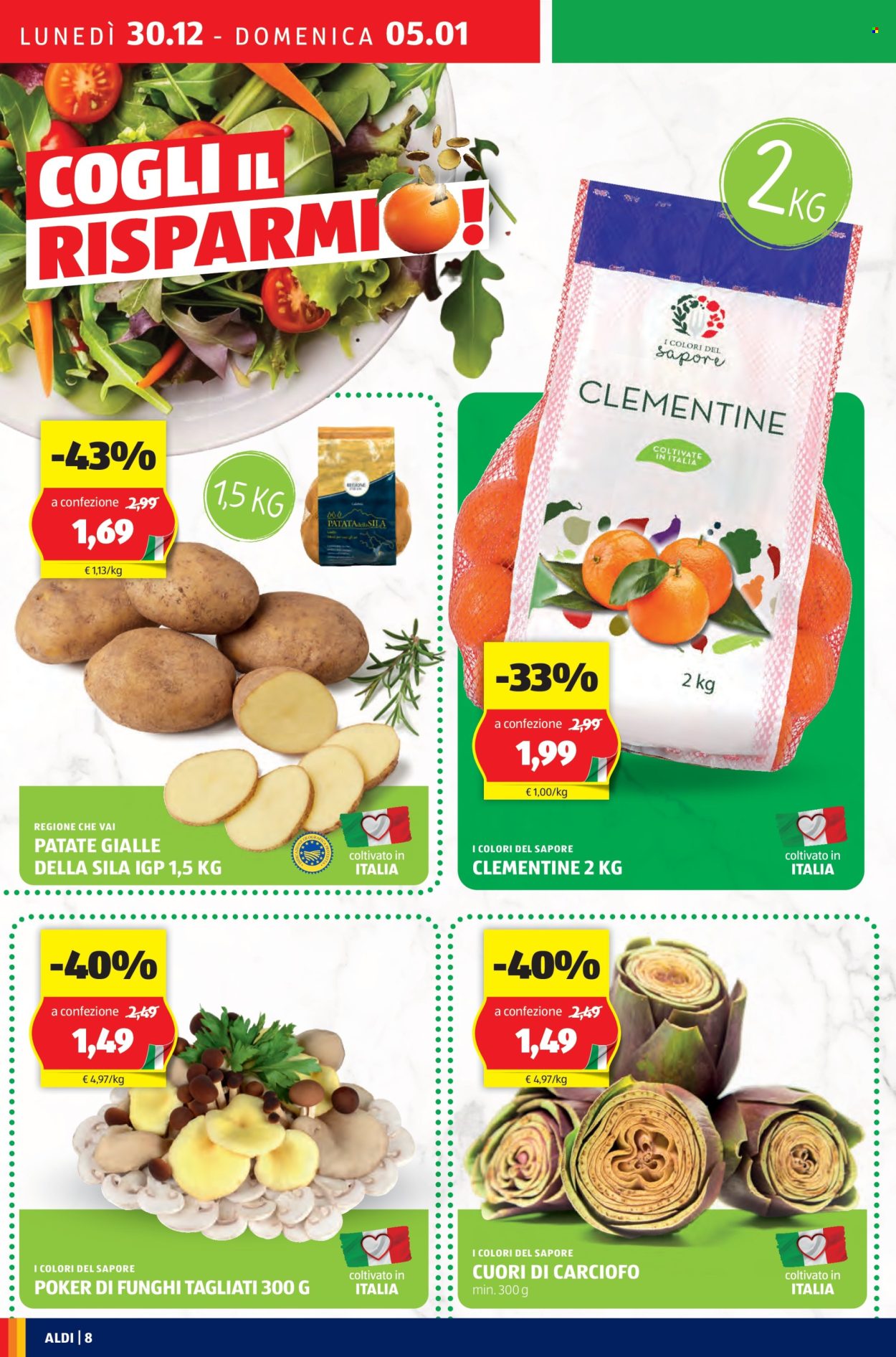 Volantino Aldi - 30/12/2024 - 5/1/2025. Pagina 8