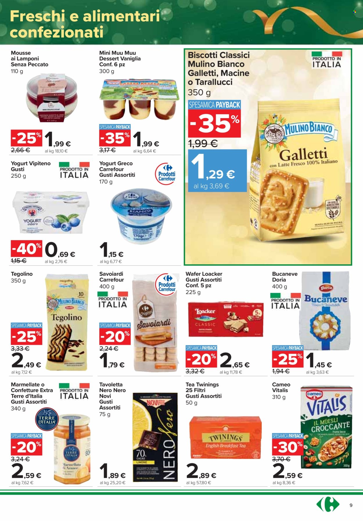 Volantino Carrefour - 27/12/2024 - 6/1/2025. Pagina 9