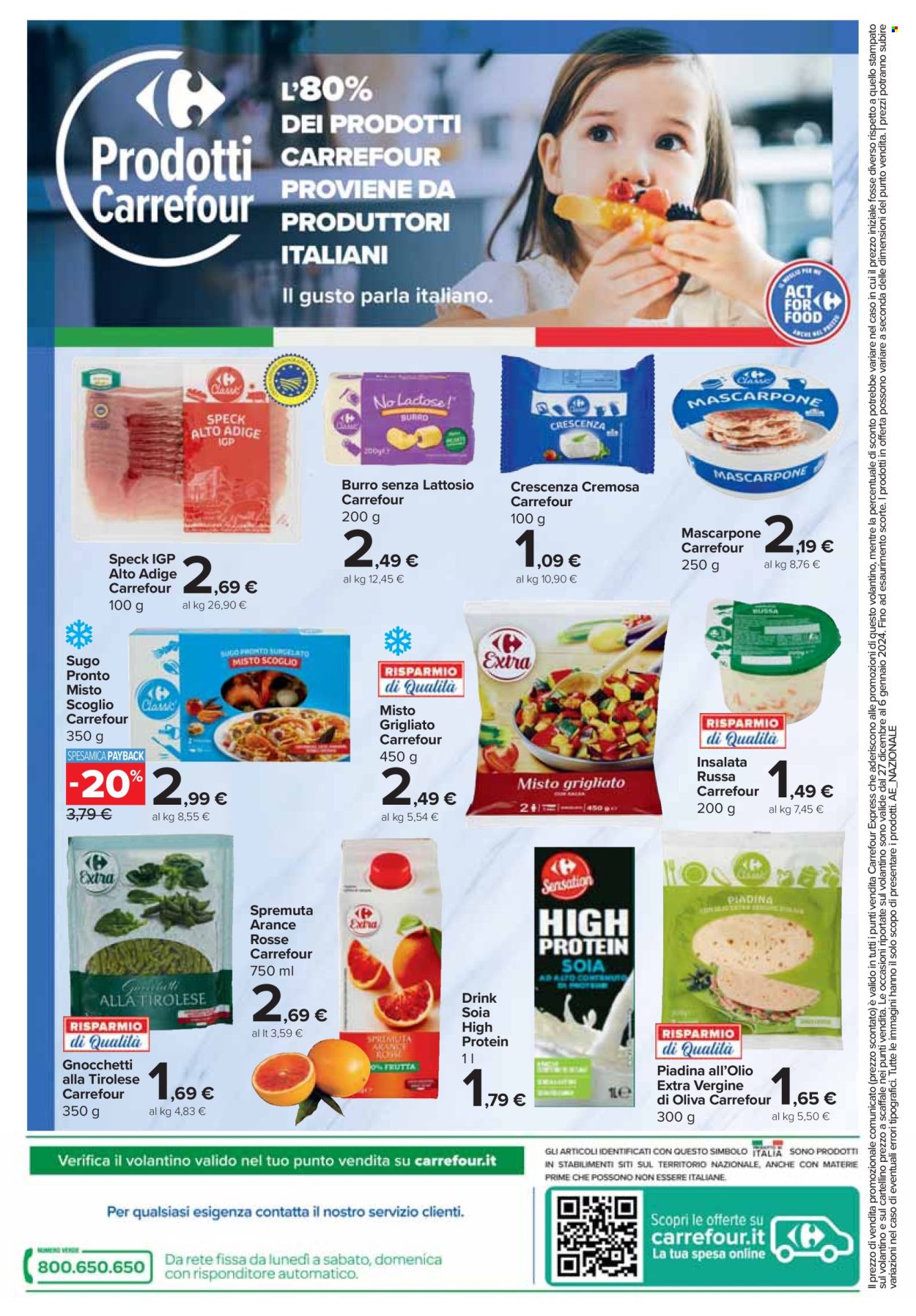 Volantino Carrefour - 27/12/2024 - 6/1/2025. Pagina 20