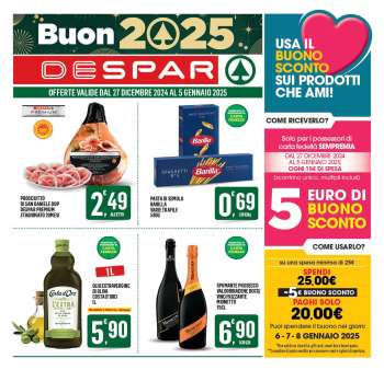 Volantino Despar - 27/12/2024 - 5/1/2025.