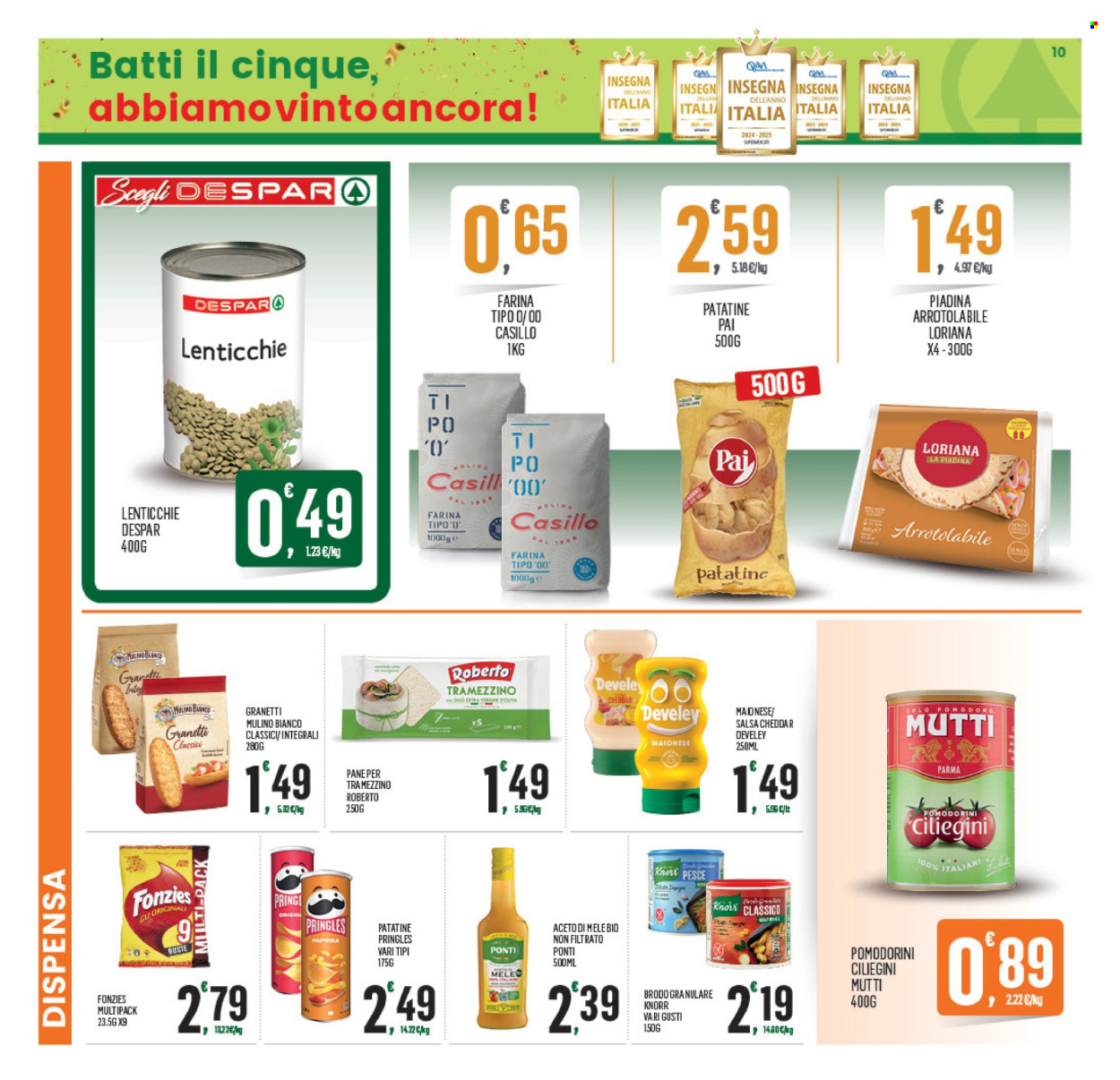 Volantino Despar - 27/12/2024 - 5/1/2025. Pagina 10