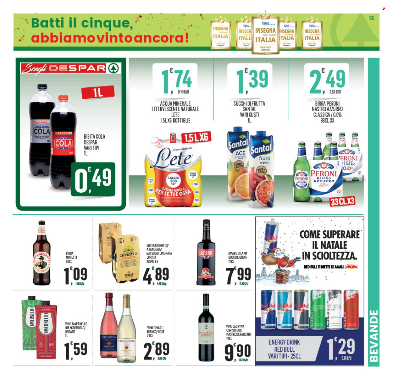 Volantino Despar - 27/12/2024 - 5/1/2025. Pagina 15