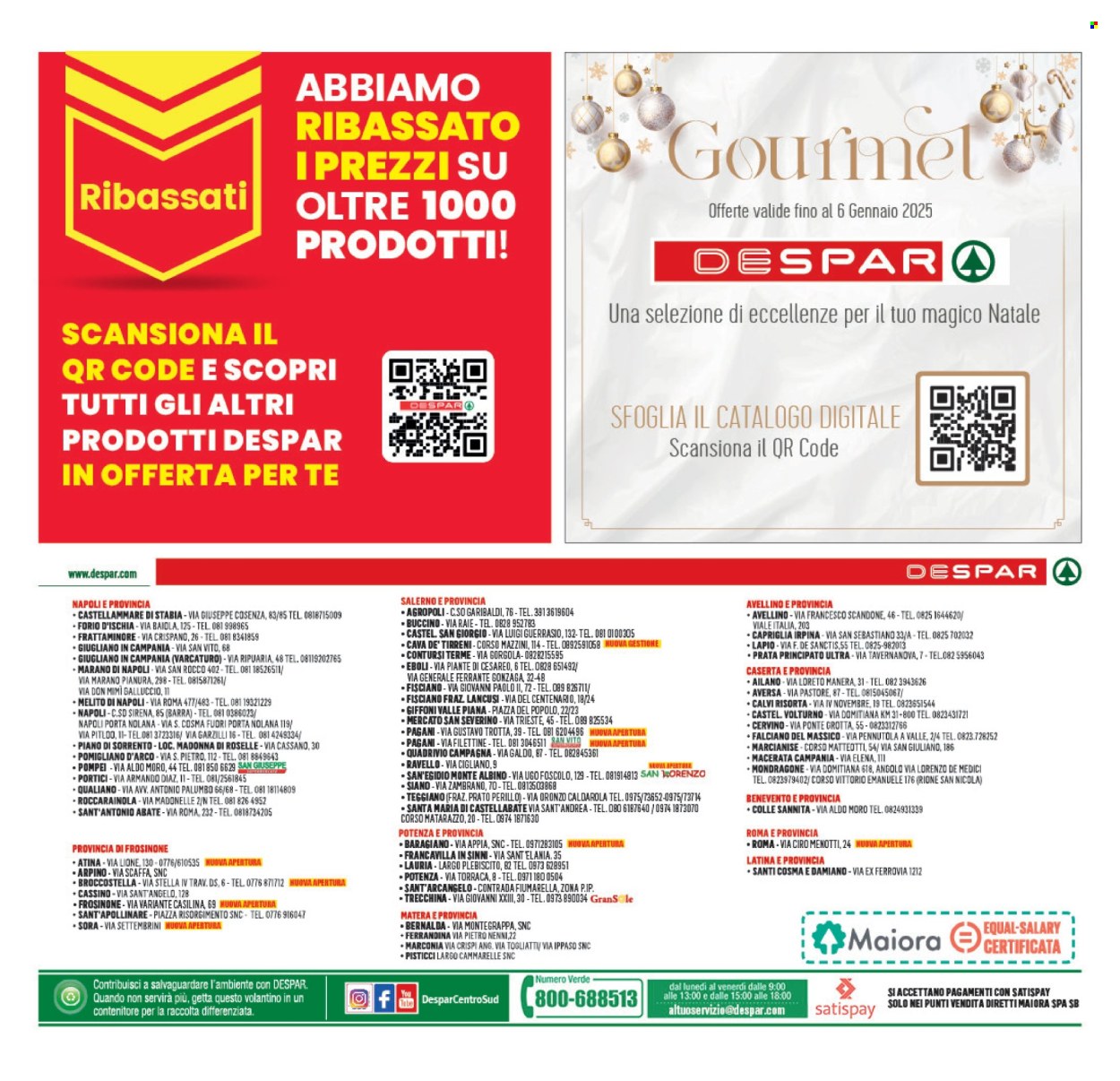 Volantino Despar - 27/12/2024 - 5/1/2025. Pagina 22