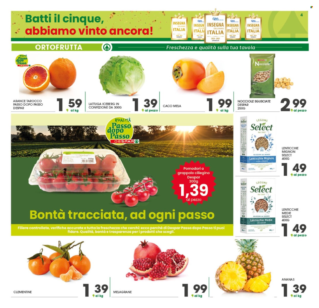 Volantino Eurospar - 27/12/2024 - 5/1/2025. Pagina 4