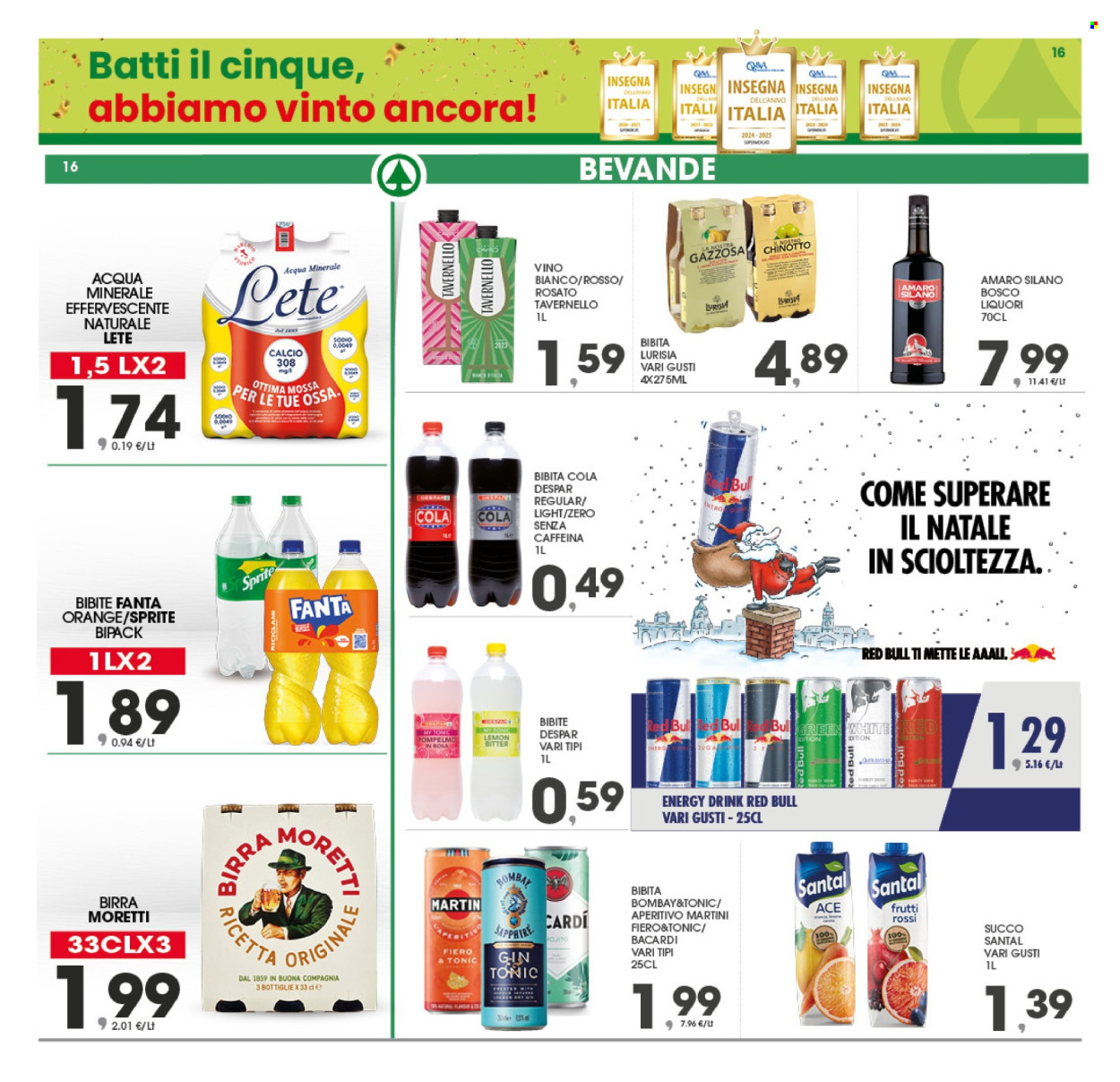 Volantino Eurospar - 27/12/2024 - 5/1/2025. Pagina 16