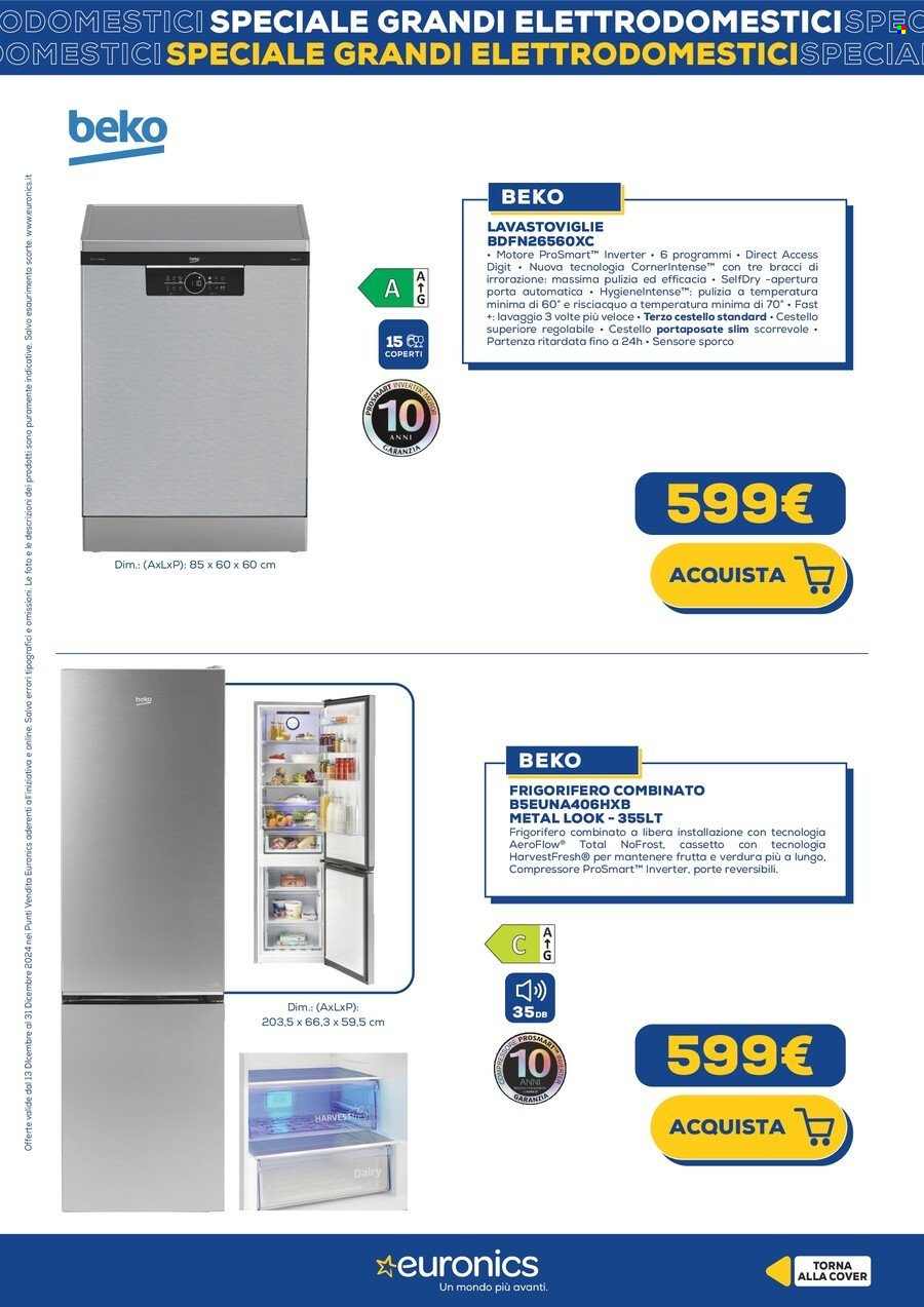 Volantino Euronics - 23/12/2024 - 31/12/2024. Pagina 4