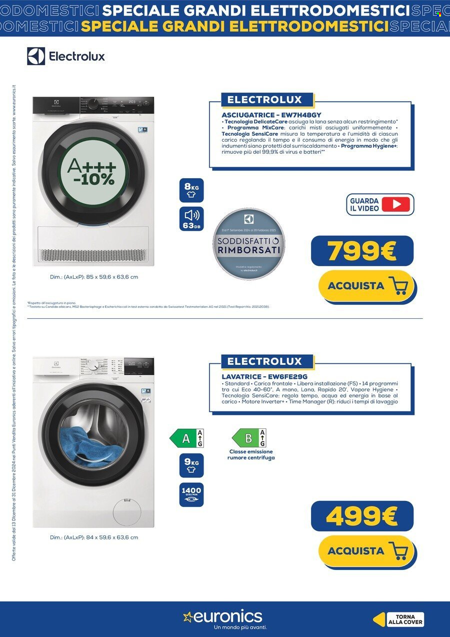 Volantino Euronics - 23/12/2024 - 31/12/2024. Pagina 10