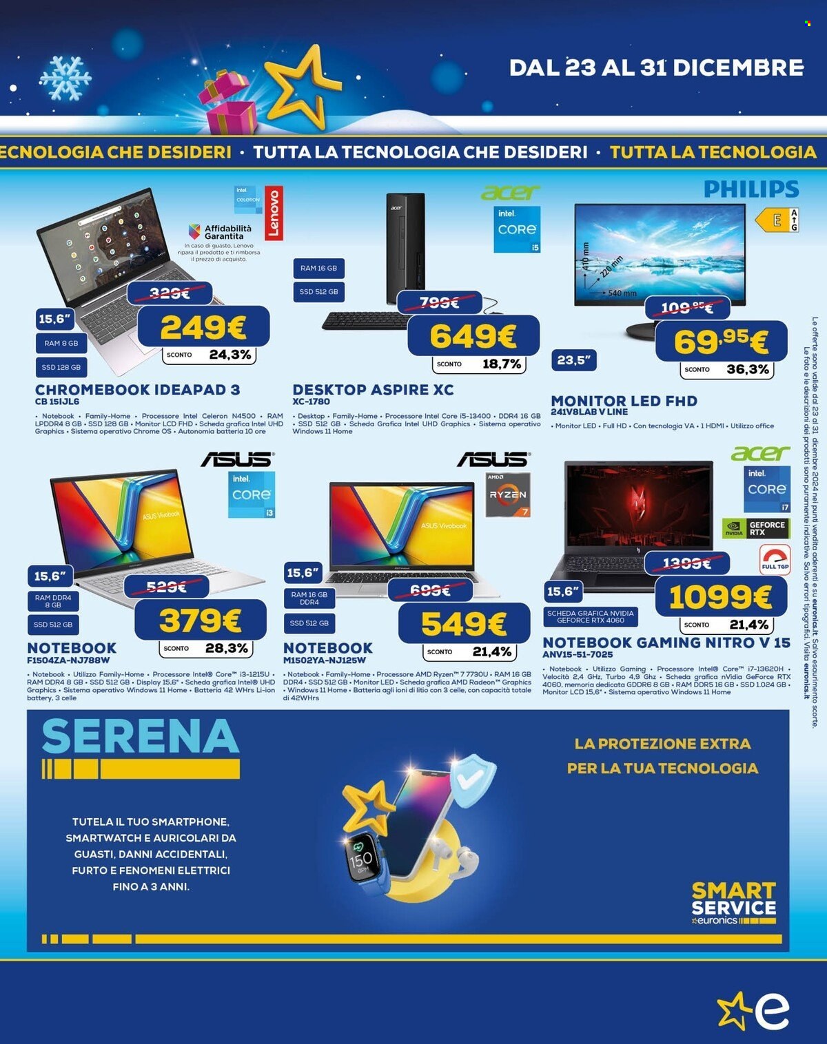 Volantino Euronics - 23/12/2024 - 2/1/2025. Pagina 5