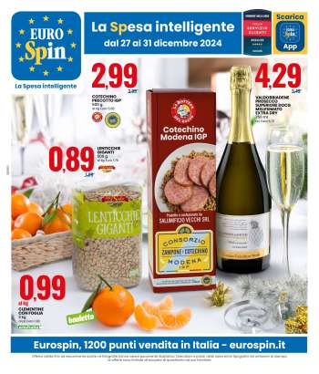 Volantino EuroSpin - 27/12/2024 - 31/12/2024.