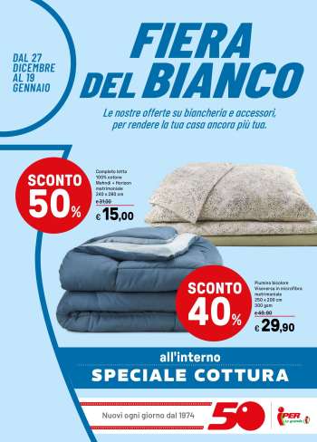 Volantino Iper, La grande i - 27/12/2024 - 19/1/2025.