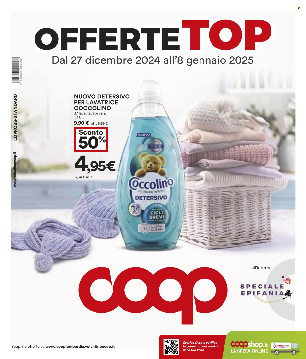 Volantino Coop - 27/12/2024 - 8/1/2025. Pagina 1