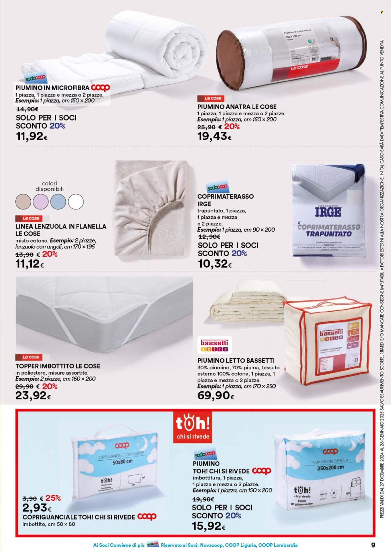Volantino Coop - 27/12/2024 - 26/1/2025. Pagina 9