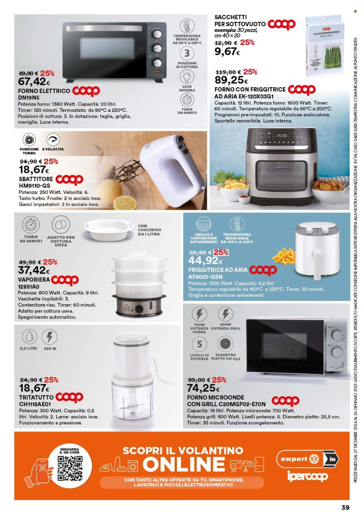 Volantino Coop - 27/12/2024 - 26/1/2025. Pagina 39