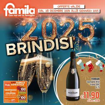 Volantino Famila - 28/12/2024 - 8/1/2025.