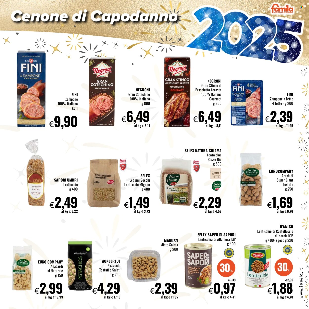 Volantino Famila - 28/12/2024 - 8/1/2025. Pagina 5
