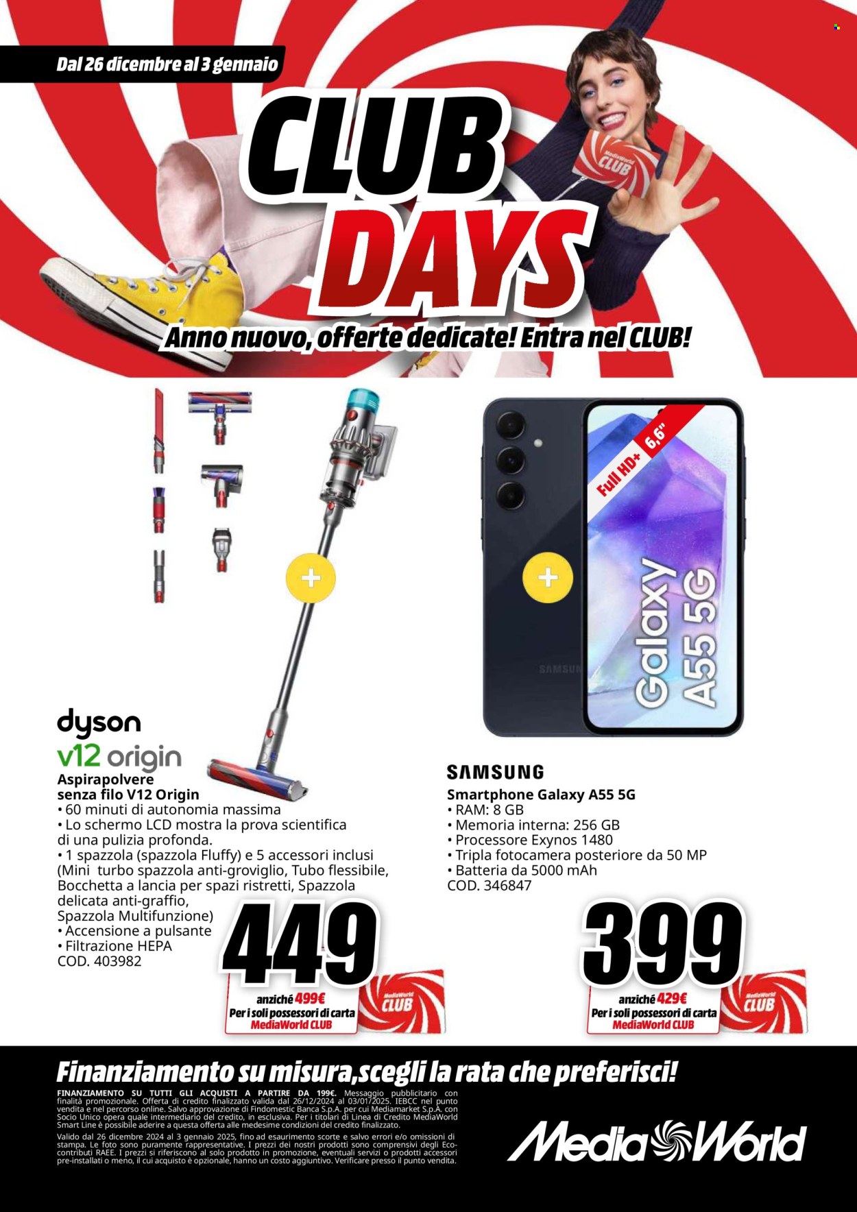 Leták MediaWorld - 26.12.2024 - 3.1.2025. Strana 1