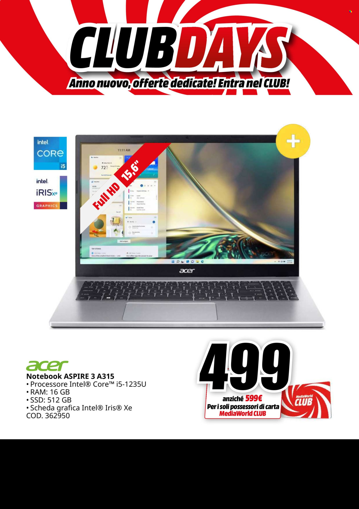 Volantino MediaWorld - 26/12/2024 - 3/1/2025. Pagina 19