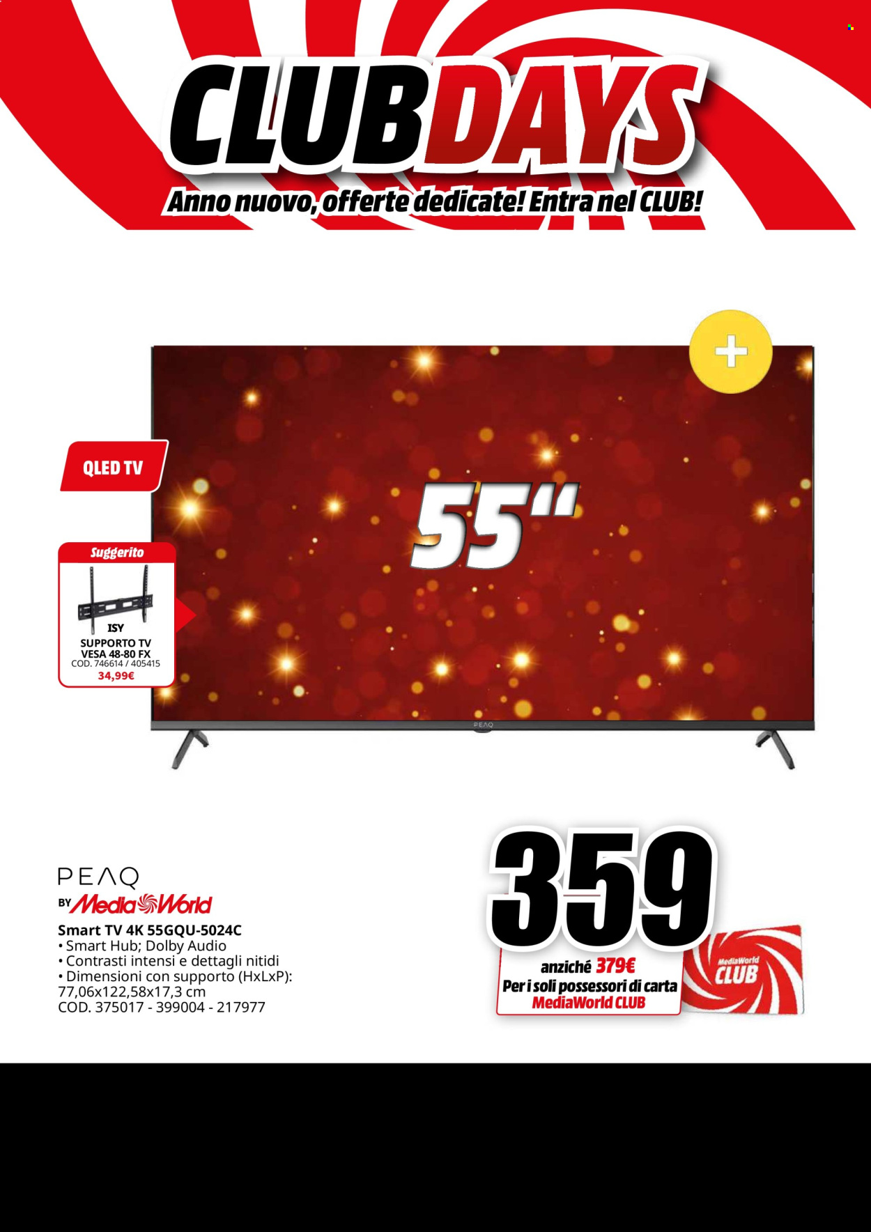 Volantino MediaWorld - 26/12/2024 - 3/1/2025. Pagina 30
