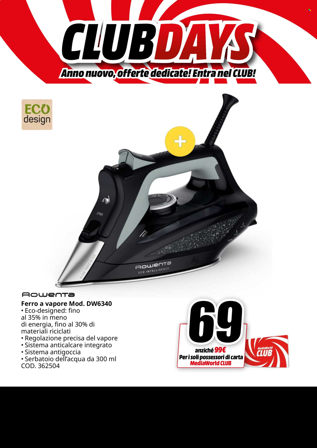 Volantino MediaWorld - 26/12/2024 - 3/1/2025. Pagina 39