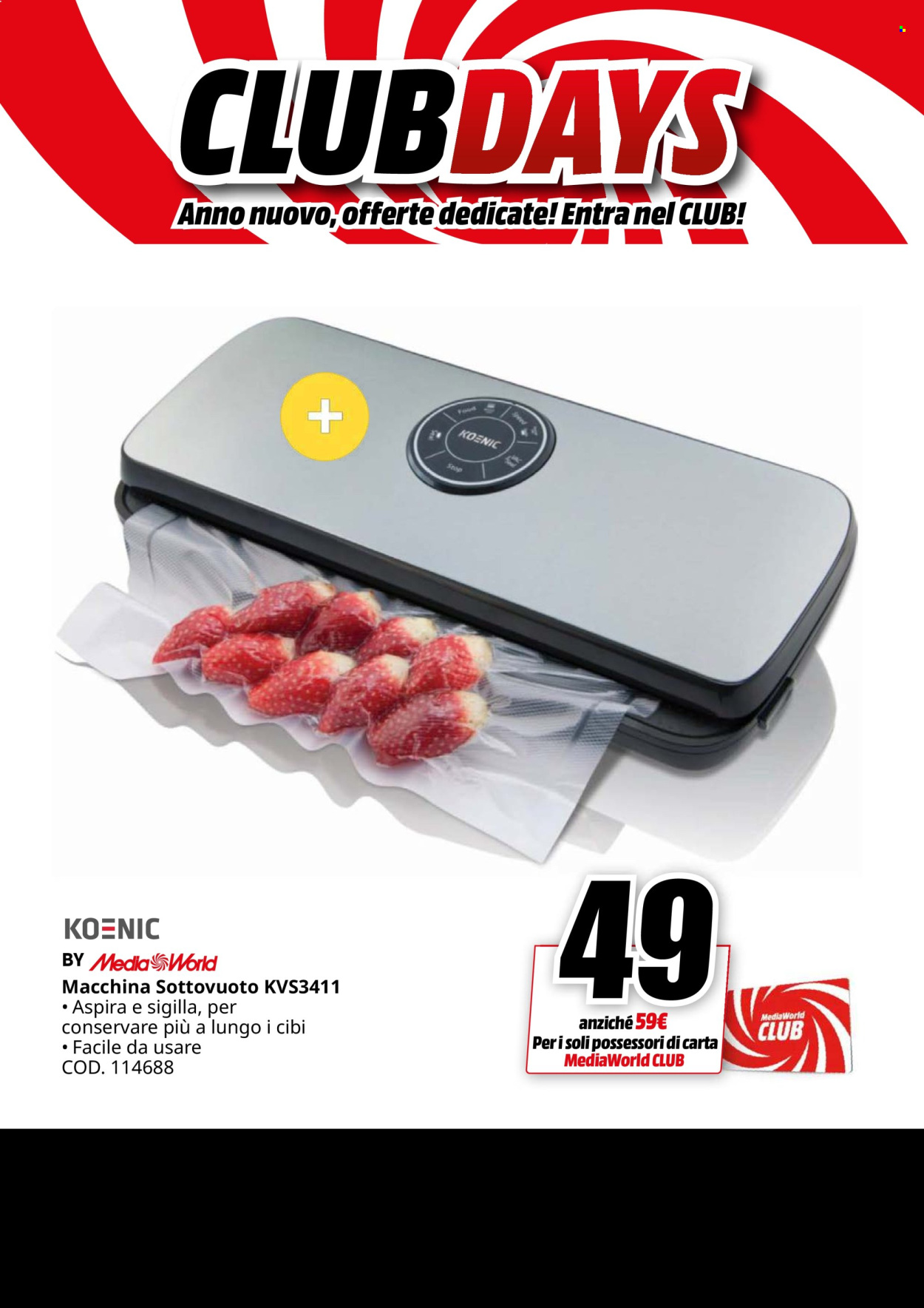 Leták MediaWorld - 26.12.2024 - 3.1.2025. Strana 44