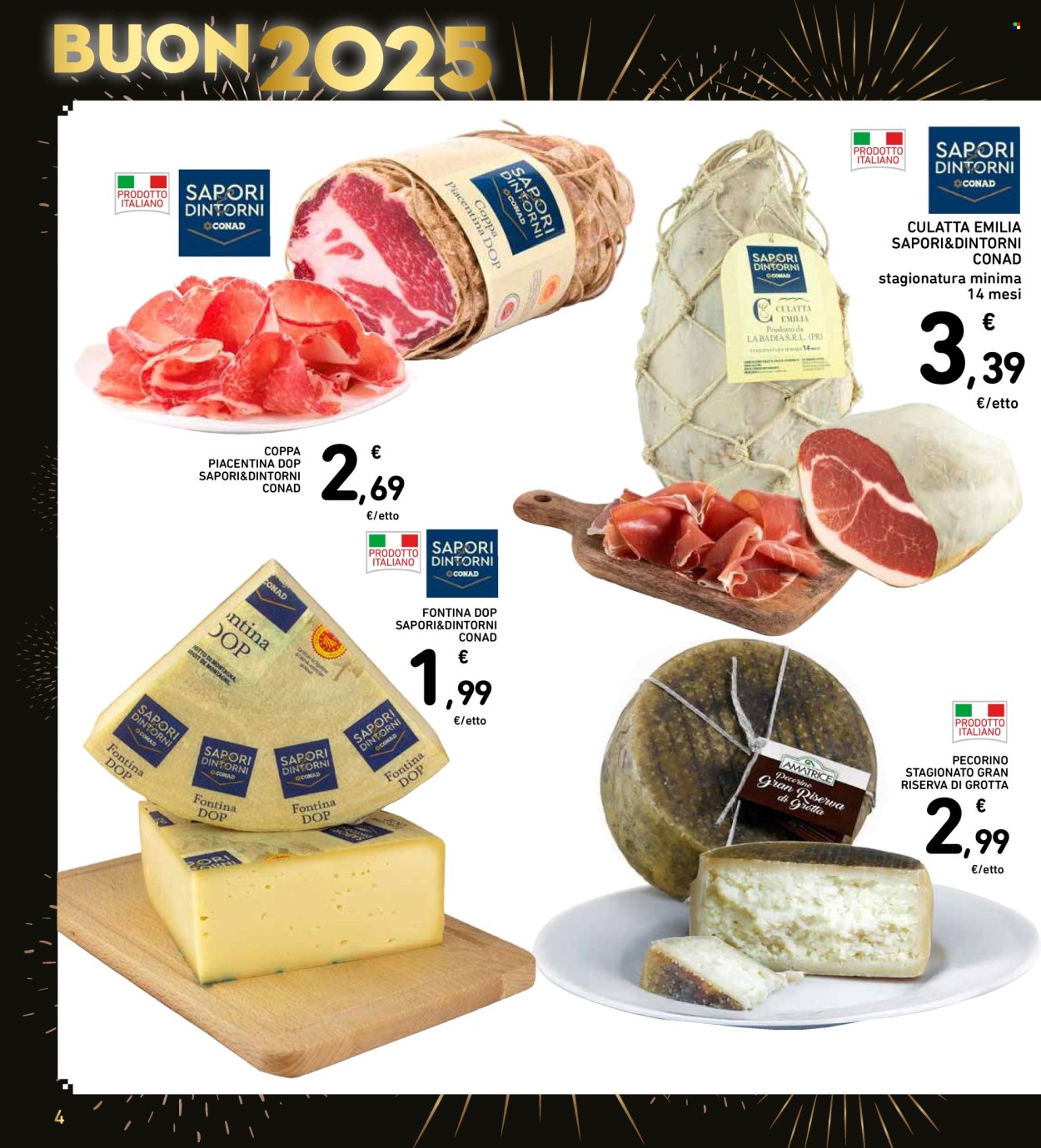 Leták Spazio Conad - 27.12.2024 - 6.1.2025. Strana 4
