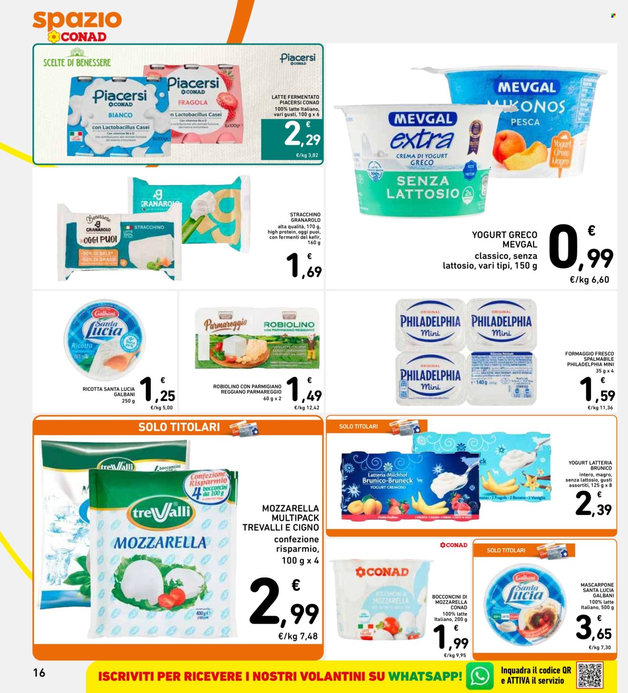 Leták Spazio Conad - 27.12.2024 - 6.1.2025. Strana 16
